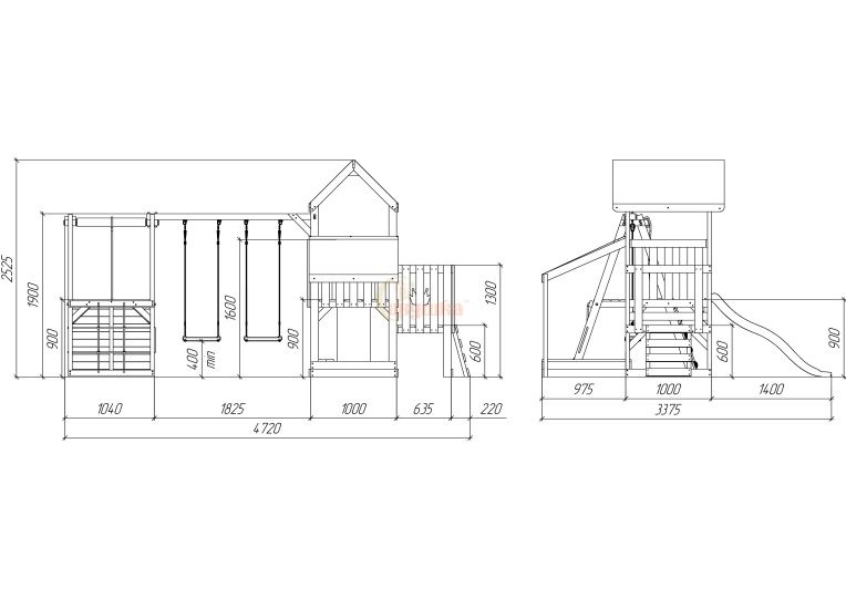 Детская площадка Савушка TooSun  6